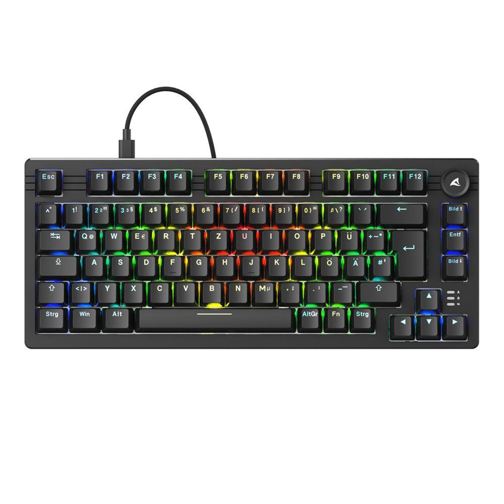 Sharkoon SKILLER SGK25 – Mechanische Hot-Swap-Tastatur (75%-Layout)