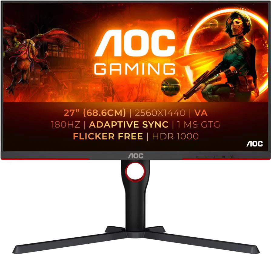 27" AOC Q27G3XMN/BK Gaming MiniLED